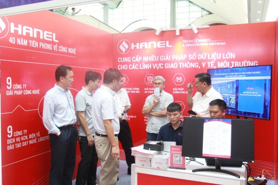 HANEL TRÌNH DIỄN NHIỀU GIẢI PHÁP CÔNG NGHỆ MỚI TẠI TRIỂN LÃM KẾT NỐI CÔNG NGHỆ VÀ ĐỔI MỚI SÁNG TẠO VIỆT NAM NĂM 2024